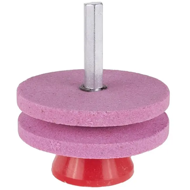 GEKO Lawnmower Bladenslijper - 2x53 mm - HEX Bevestiging - Voor Boormachines