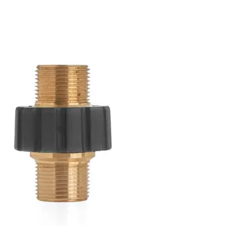GEKO Messing slangnippel - M22 schroefdraad - Corrosiebestendig - Voor hogedrukslangen