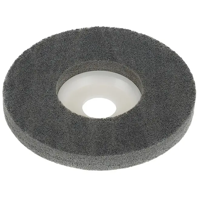 GEKO Fleece polijstschijf - 125 mm - Slijtvast en efficiënt - 5 stuks