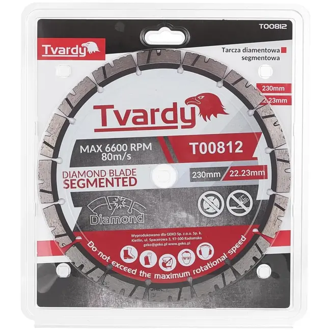 Tvardy Diamantschijf - Segmentprofiel - 230 mm - Bouwmaterialen snijden