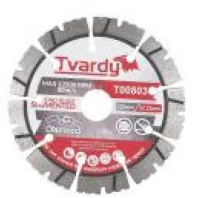 Tvardy Diamantschijf - Segmented - 125 mm - Voor Bouwmaterialen