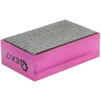 GEKO Diamant schuurblok - P60 korrel - Duurzaam en slijtvast - 94 x 64 x 31 mm