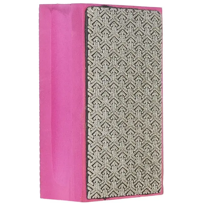 GEKO Diamant schuurblok - P60 korrel - Duurzaam en slijtvast - 94 x 64 x 31 mm