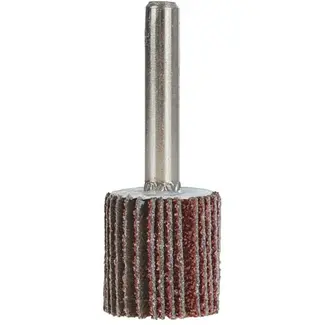 GEKO Flapwiel - P80 korrel - 20x20 mm - 6 mm as - Voor boren en slijpers