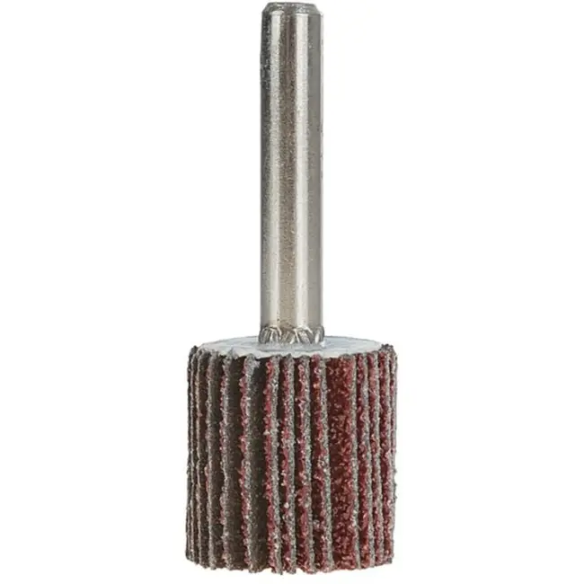 GEKO Flapwiel - Grofkorrel - 20x20 mm - P60 - 6 mm as - Synthetische hars