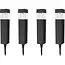 Keltin Solar tuinlampen - Weerbestendig - Compact ontwerp - Set van 4 - 40 cm hoog
