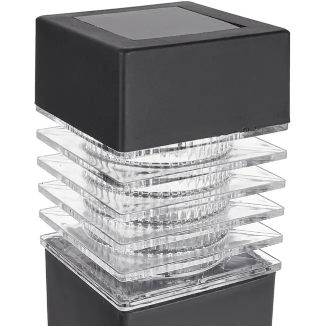 Keltin Solar tuinlampen - Weerbestendig - Compact ontwerp - Set van 4 - 40 cm hoog