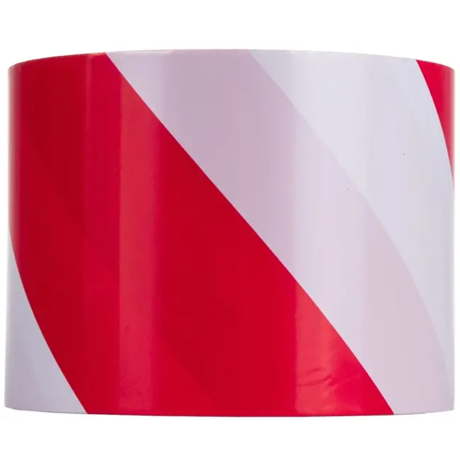 GEKO Waarschuwingslint - Rood/Wit - 100 m - 7,5 cm - 30 micron - 4 stuks