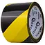 GEKO Waarschuwingslint - Geel/Zwart - 100 m x 7 cm - 30 micron - 4 stuks