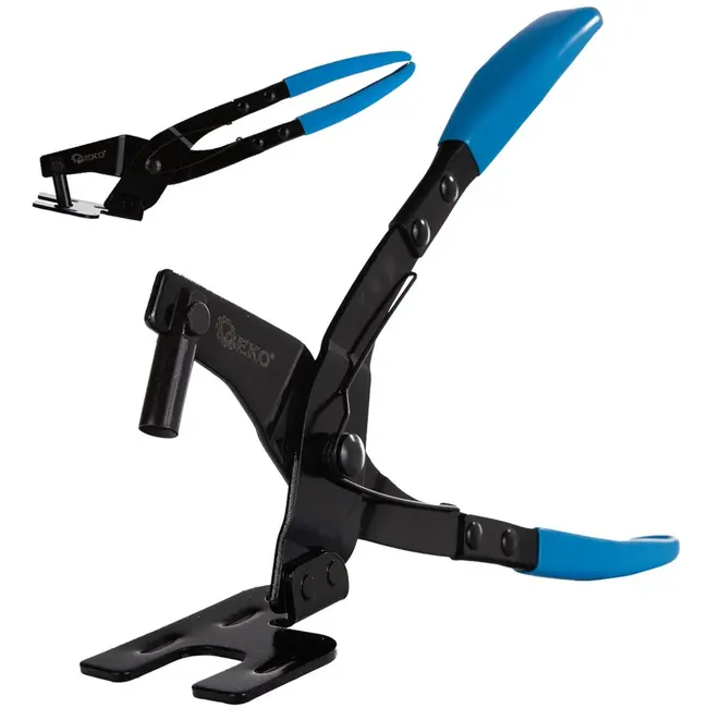 GEKO Uitlaatklem verwijdertang - 285mm - Staal met rubberen greep - Ergonomisch ontwerp