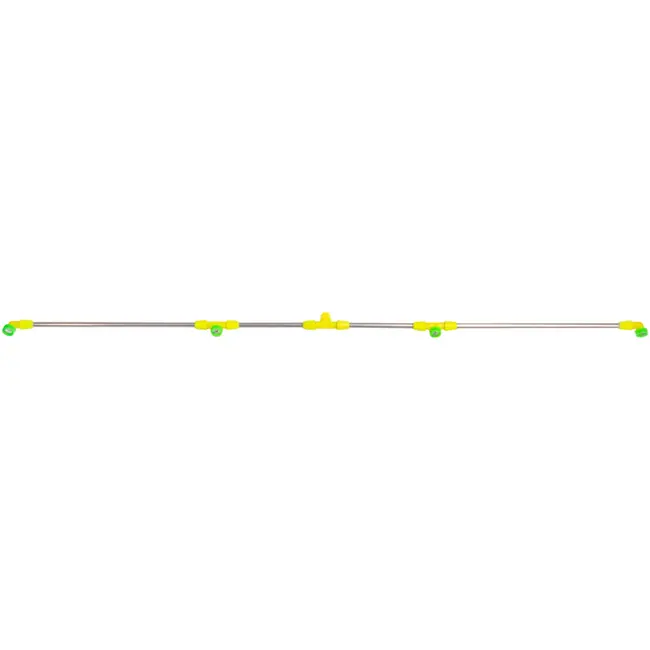 GEKO Brede sproeilans - 6 sproeikoppen - 168 cm bereik - Lichtgewicht ontwerp