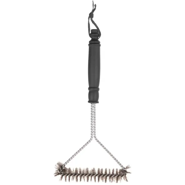GEKO Barbecue borstel - Dikke draadborstels - Ergonomisch handvat - 31x17 cm