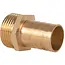 GEKO Messing slangverbinder - 25 mm - 1" buitendraad - robuust en corrosiebestendig