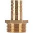 GEKO Messing slangconnector - 19 mm - 1" buitendraad - Duurzaam ontwerp