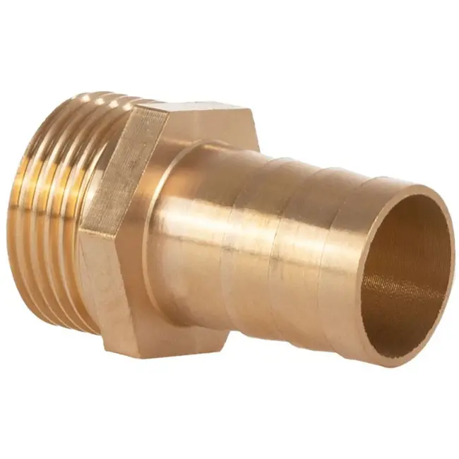 GEKO Messing slangnippel - 19 mm - 3/4" buitendraad - Duurzaam en corrosiebestendig
