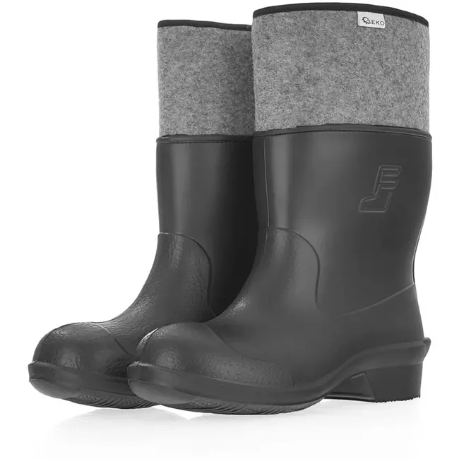 GEKO Rubberen laarzen - isolerend - antislip - maat 44 - zwart