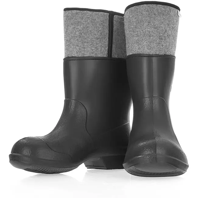 GEKO Rubberen laarzen - isolerend - antislip - maat 44 - zwart