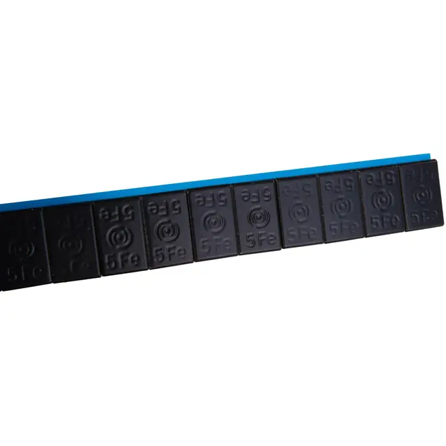 GEKO Zwarte plakgewicht strips - 12x5g - Corrosiebestendig - 6 kg - 1200 stuks