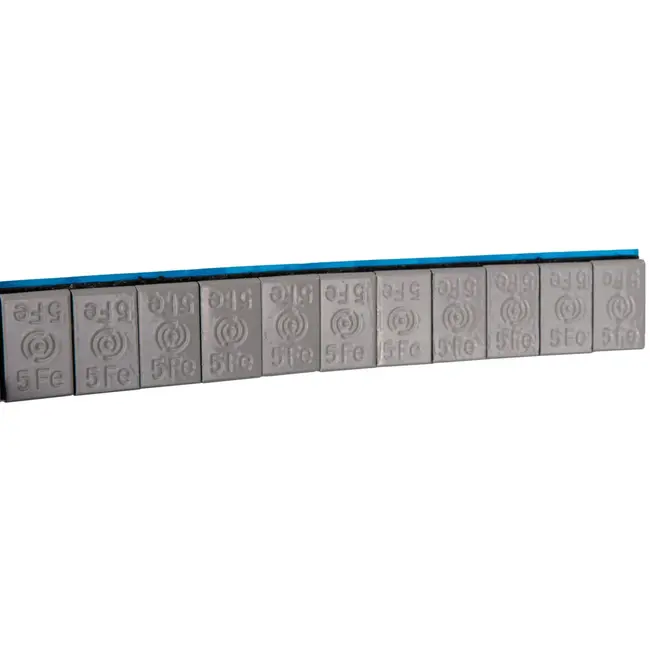 GEKO Grijze plakgewicht strips - 5g per stuk - Corrosiebestendig - 1200 stuks - 6 kg totaal