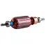 GEKO Rotor voor verticuteermachine - 2-in-1 functie - 195 mm lengte - 8 mm asdiameter - 5 tanden