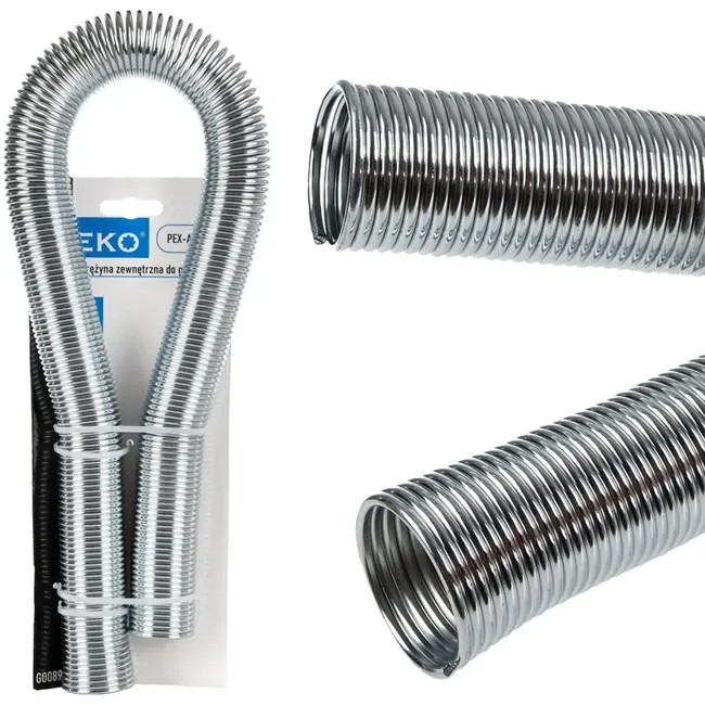 GEKO Externe buigveer - 25mm - Voor PEX-AL-PEX leidingen - Veerstaal - 60 cm lang