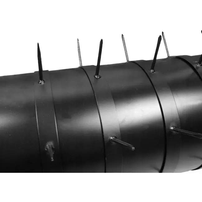 GEKO Ring met spikes voor gazonroller - 5 ringen - 32 cm diameter - 60 mm spikes