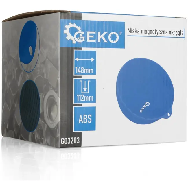 GEKO Ronde magnetische schaaltje - Sterke grip - Krasvrij - 148x112mm