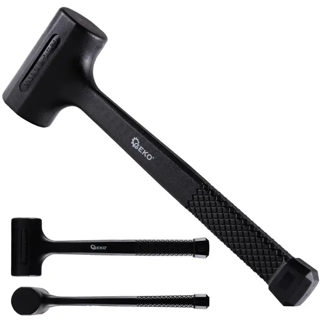 GEKO Rubberen hamer - Recoilless - 53 mm - 900 g - Veilig en efficiënt