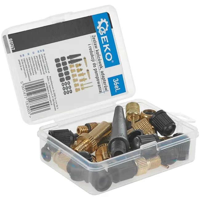 GEKO 36-delige pompaccessoiresset - veelzijdig - duurzaam - inclusief opbergtas