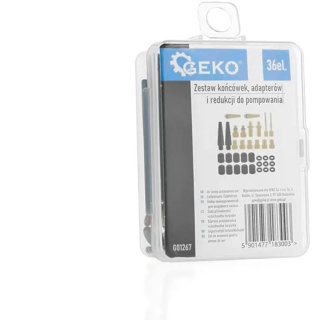 GEKO 36-delige pompaccessoiresset - veelzijdig - duurzaam - inclusief opbergtas
