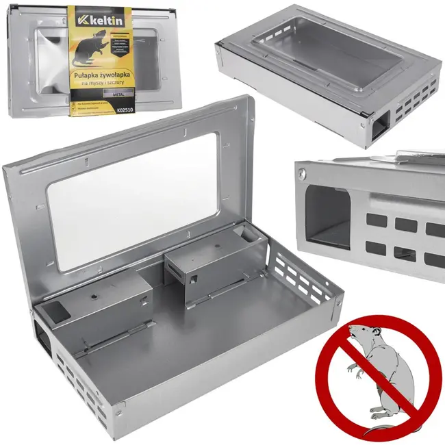 Keltin Duurzame metalen muizenval - Humaan en herbruikbaar ontwerp