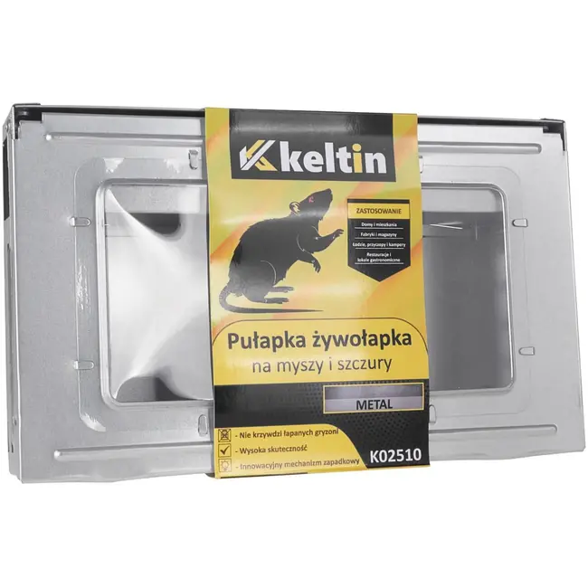 Keltin Duurzame metalen muizenval - Humaan en herbruikbaar ontwerp