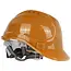 GEKO Veiligheidshelm - Verstelbaar - Oranje - HDPE - -10°C tot +50°C