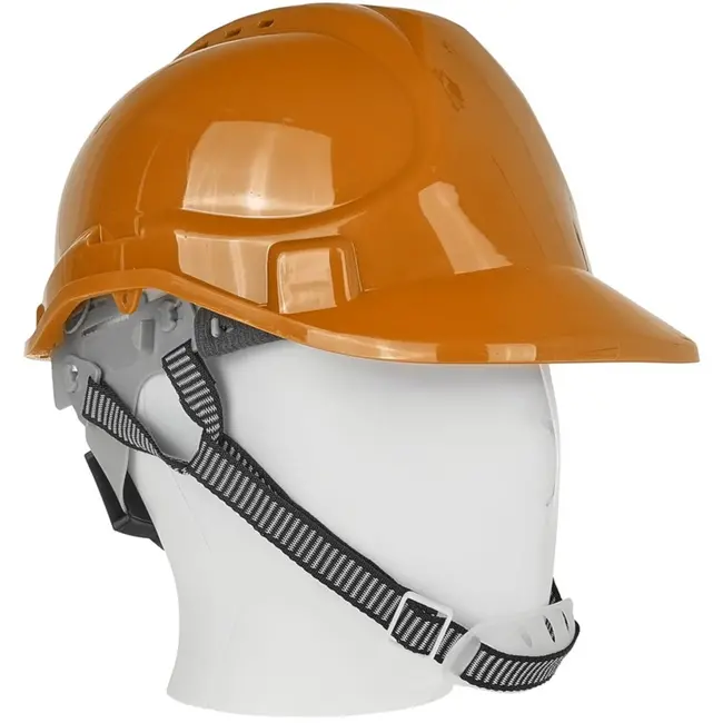 GEKO Veiligheidshelm - Verstelbaar - Oranje - HDPE - -10°C tot +50°C