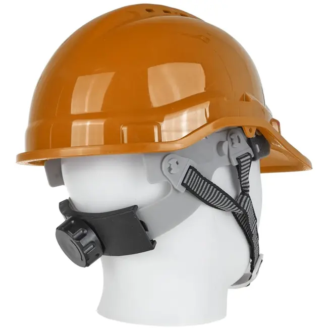 GEKO Veiligheidshelm - Verstelbaar - Oranje - HDPE - -10°C tot +50°C