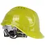 GEKO Veiligheidshelm - Verstelbaar - Geel - HDPE - Voor Diverse Weersomstandigheden