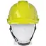 GEKO Veiligheidshelm - Verstelbaar - Geel - HDPE - Voor Diverse Weersomstandigheden