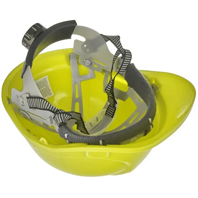 GEKO Veiligheidshelm - Verstelbaar - Geel - HDPE - Voor Diverse Weersomstandigheden