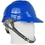 GEKO Verstelbare veiligheidshelm - HDPE - Blauw - 53-62 cm - Voor alle weersomstandigheden