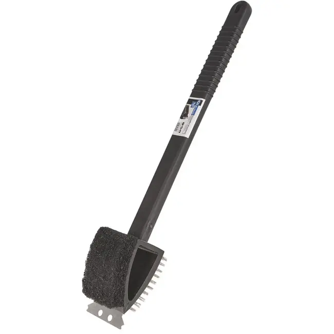 GEKO 3-in-1 barbecueborstel - ergonomisch - 41 cm - hygiënisch reinigen