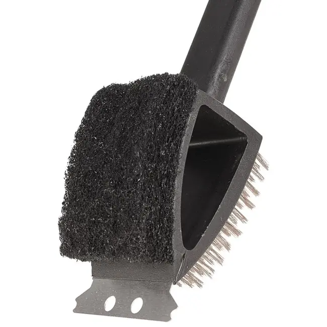 GEKO 3-in-1 barbecueborstel - ergonomisch - 41 cm - hygiënisch reinigen