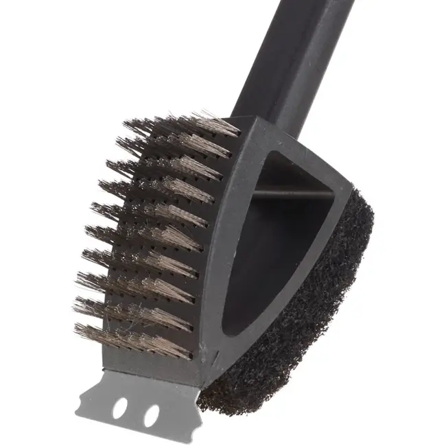 GEKO 3-in-1 barbecueborstel - ergonomisch - 41 cm - hygiënisch reinigen