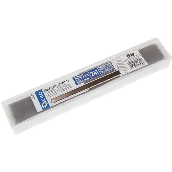 GEKO Metaalzaagbladen - 300x12mm - 24T - 100 stuks - Precisie en Duurzaamheid