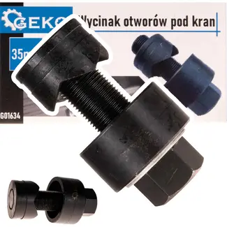 GEKO 35 mm tapgatfrees - twee snijbladen - duurzaam 40CR staal