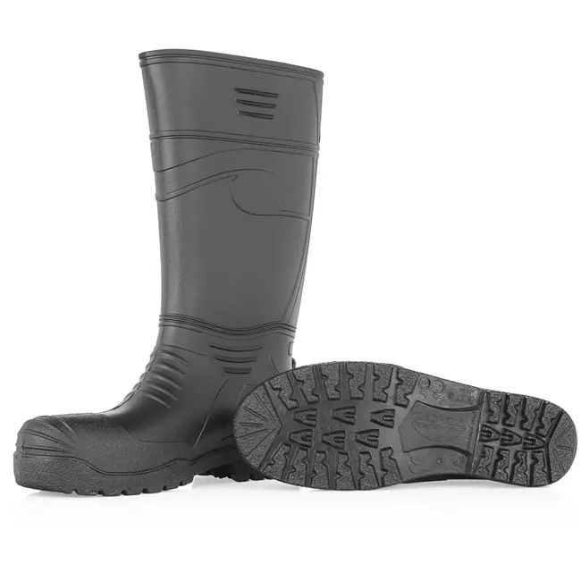 GEKO Zwarte herenlaarzen - Waterdicht - Antislip - Oliebestendig - Maat 42