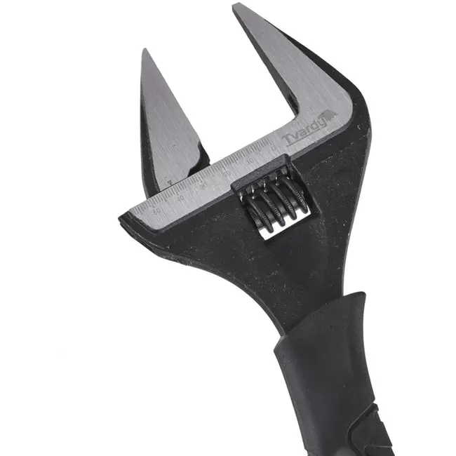 Tvardy Verstelbare moersleutel - extra brede bek - 0-60 mm - ergonomisch - CrV staal
