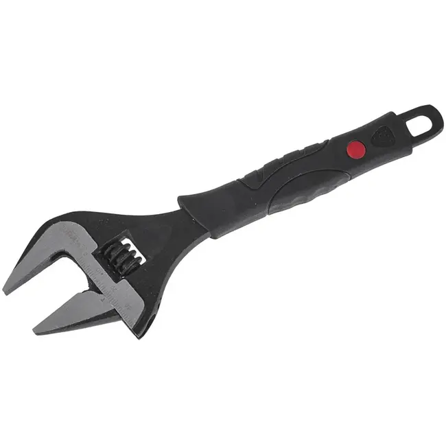 Tvardy Verstelbare moersleutel - extra brede bek - 0-39 mm - ergonomisch - CrV staal