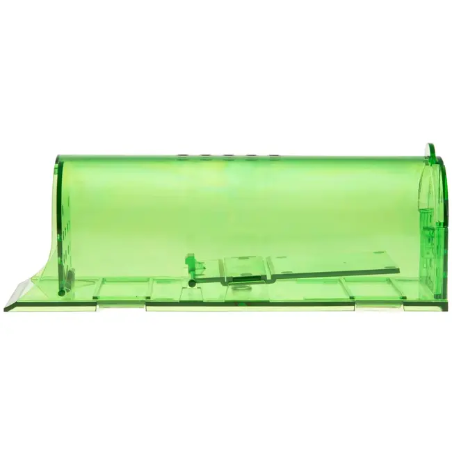 Keltin Twee stuks muizenval - humaan - ontsnappingsvrij - transparant groen - compact formaat