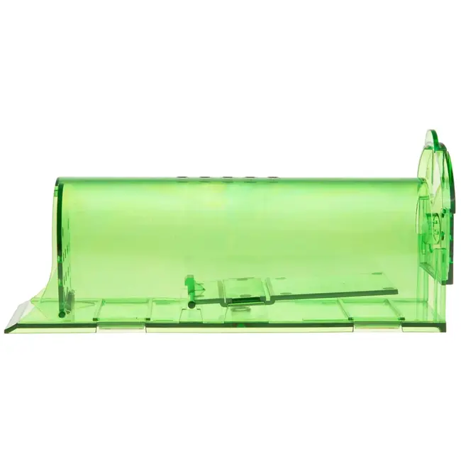 Keltin Twee stuks muizenval - humaan - ontsnappingsvrij - transparant groen - compact formaat