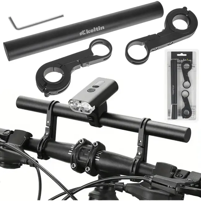 Keltin Stuurbocht uitbreider - Aluminium - Verstelbaar - Voor fietsaccessoires